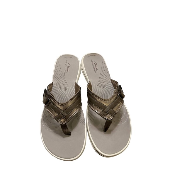 "Clarks Breeze Sea Flip-Flop - Women's Size 10,Cloudsteppers™ Comfort" - Picture 3 of 4